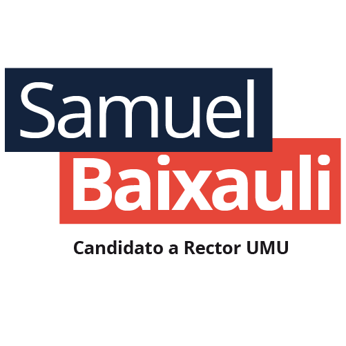 Samuel Baixauil. Candidato a rector de la Universidad de Murcia