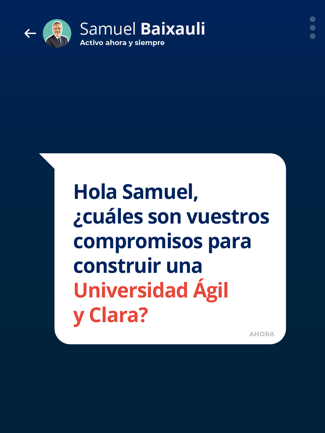 compromisos para construir una universidad ágil y clara