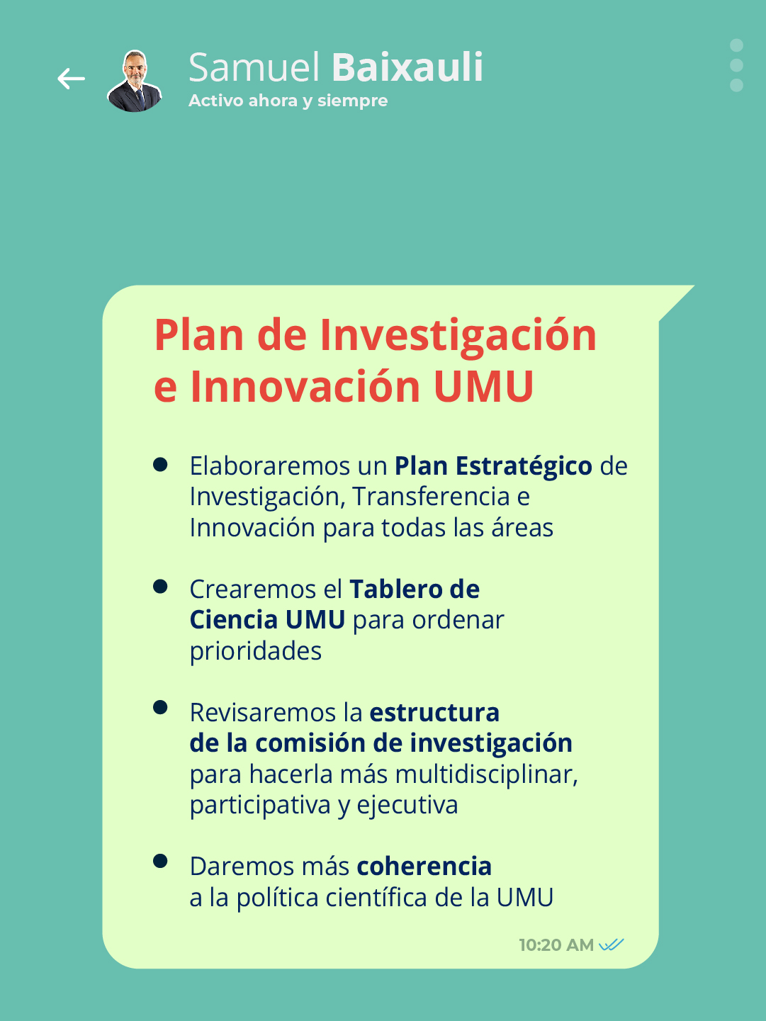 Plan UMU de Investigación e Innovación