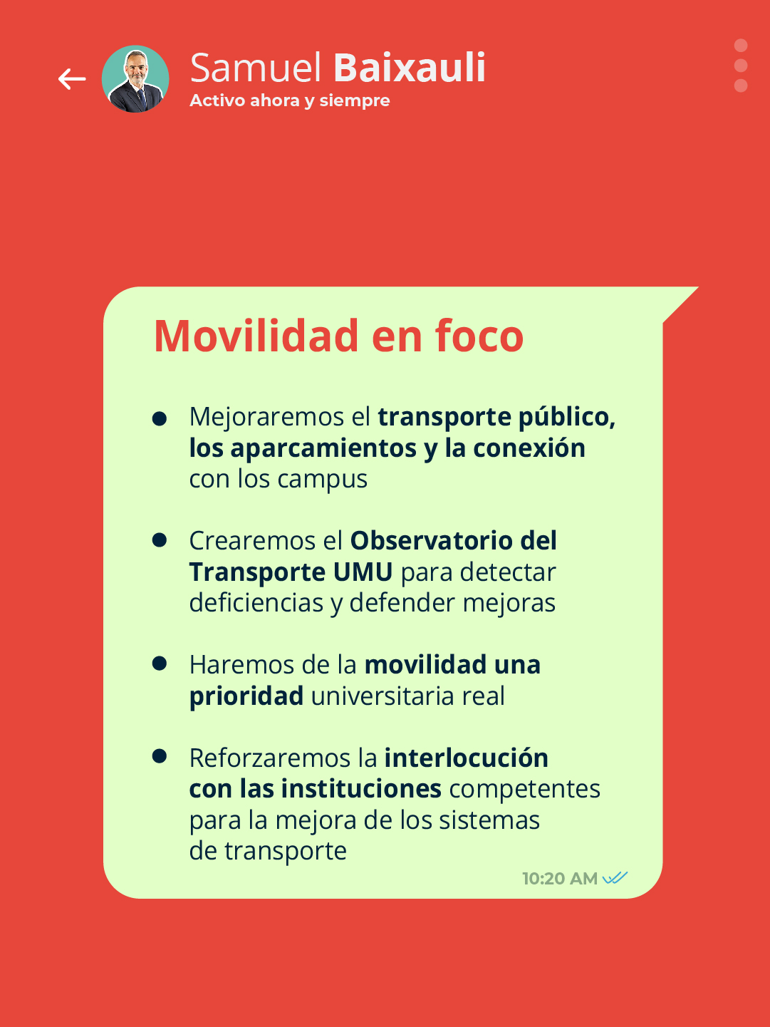 Movilidad en foco