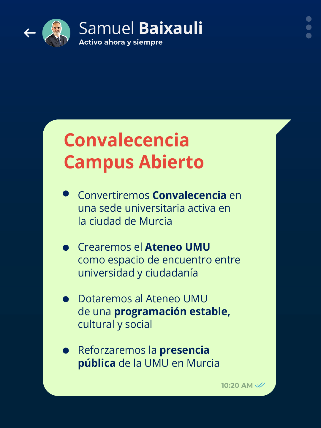Convalecencia Campus Abierto