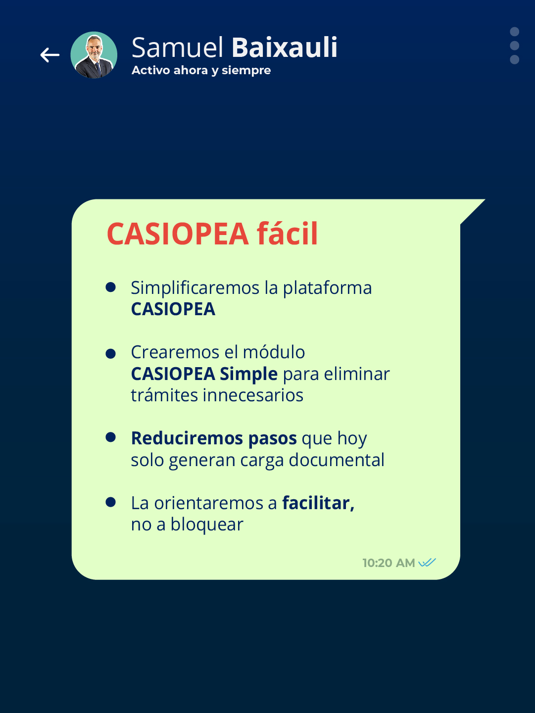 CASIOPEA fácil