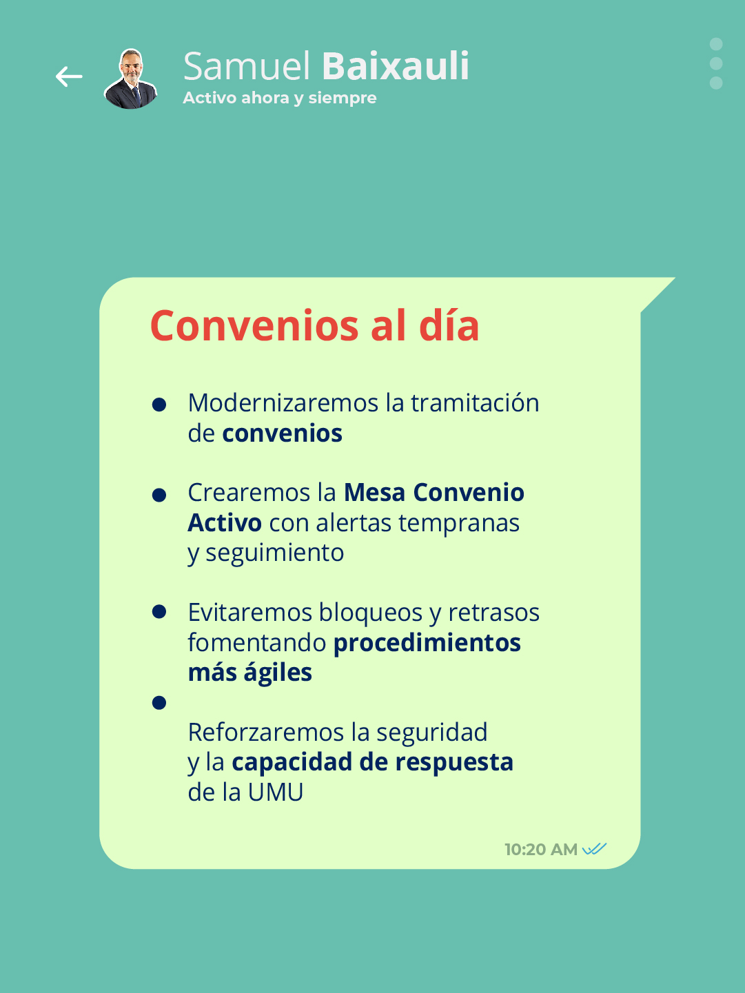 Convenios al día