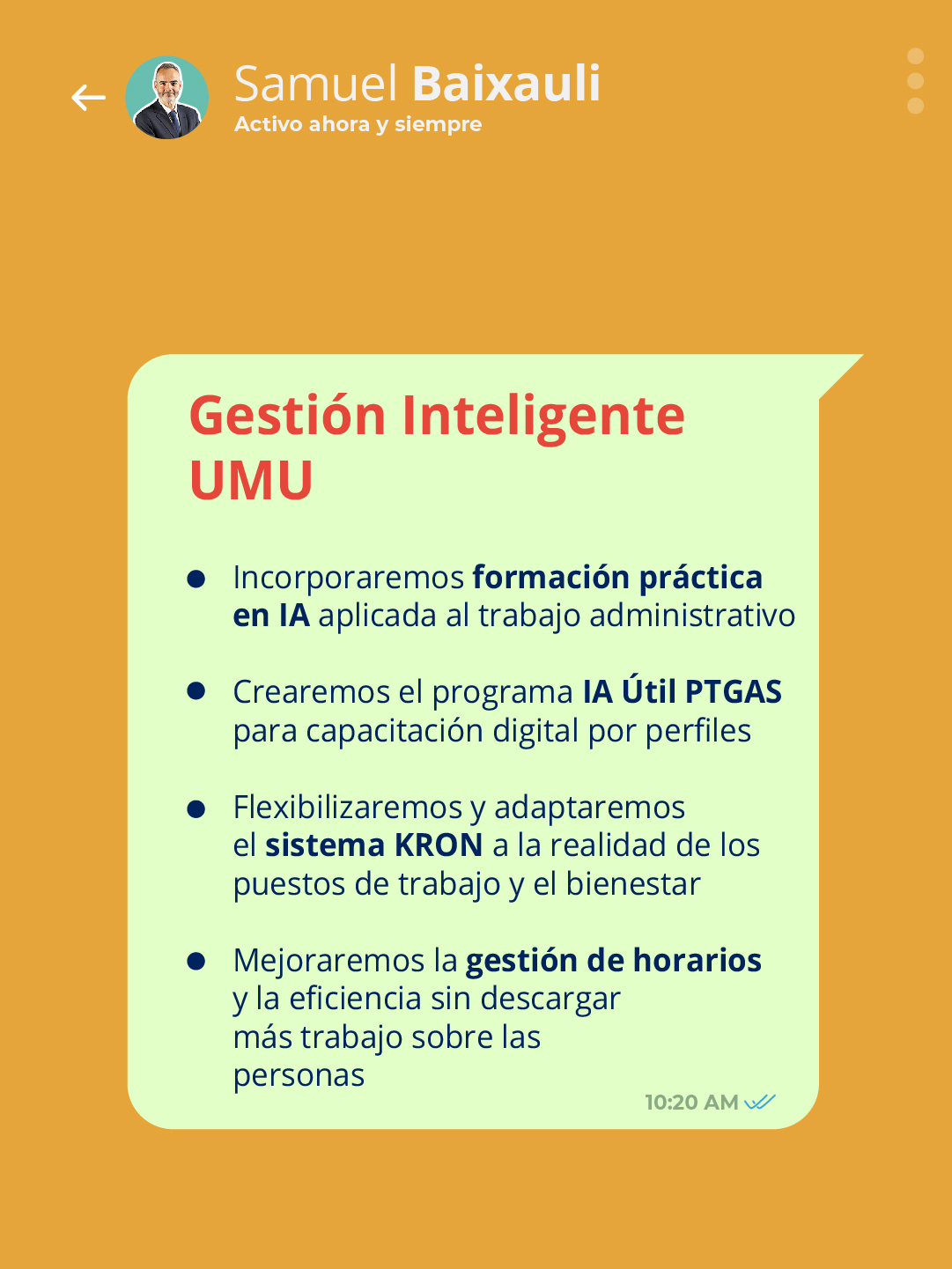 Gestión Inteligente UMU