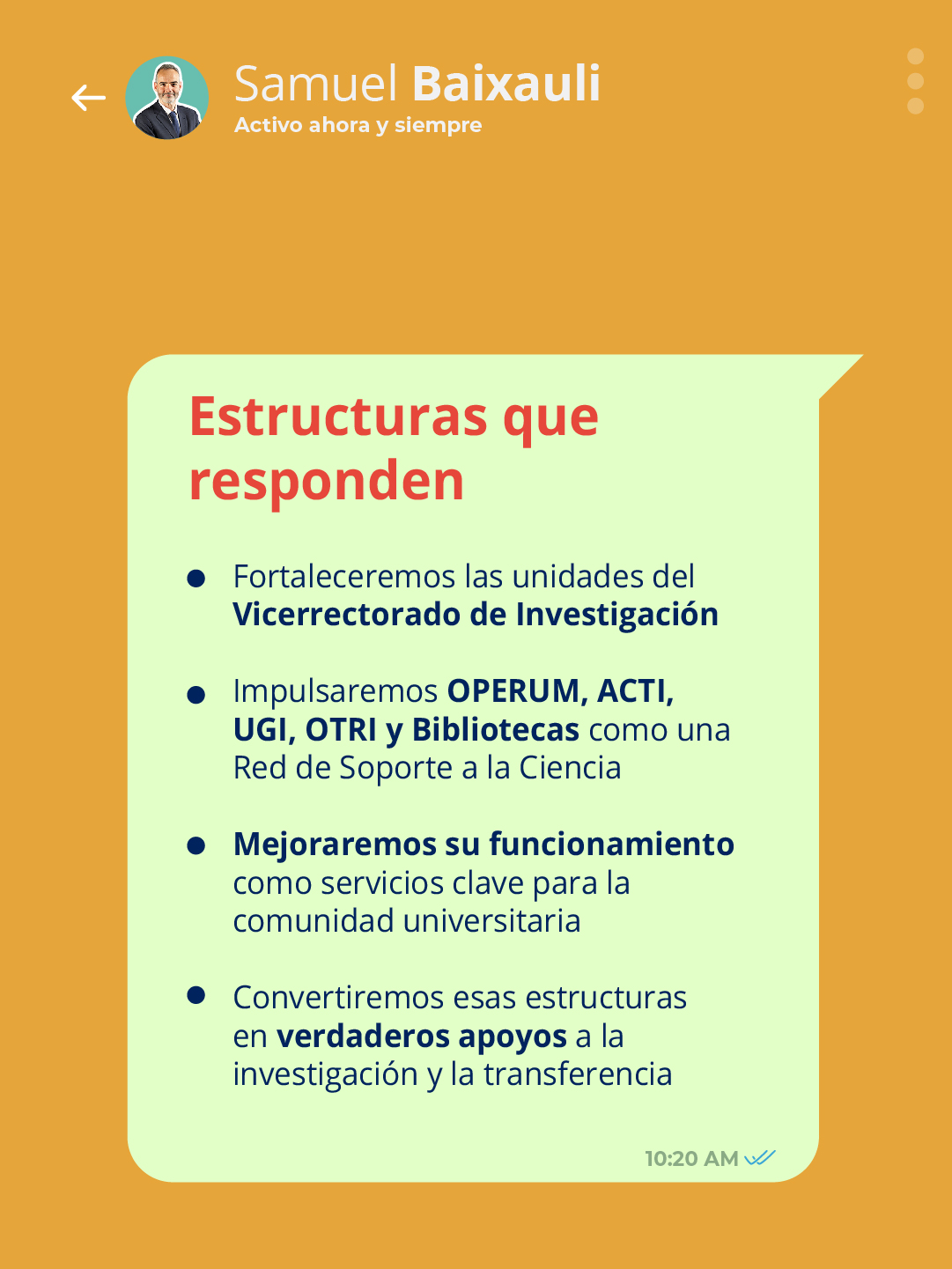 Estructuras que responden